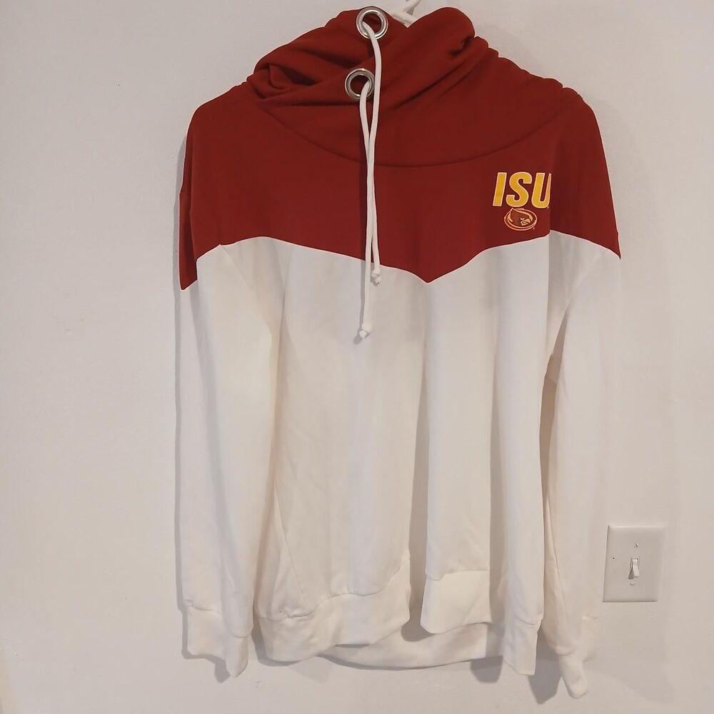 Gameday Couture Iowa State Cyclones Women's Hoodie White Red Size XL